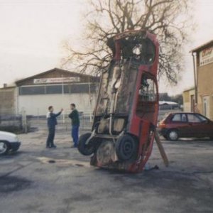 hinten meiner mit Corsa GSI Felgen