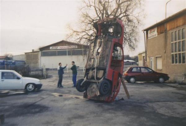 hinten meiner mit Corsa GSI Felgen