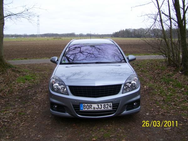 vorne Opel Logo weg, Irmscher Kühlergrill